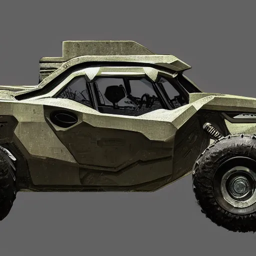 Image similar to concept art blueprint halo new atv vehicles