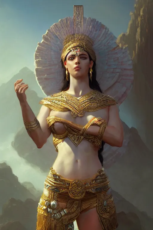 Image similar to goddess of the mexico, highly detailed, digital painting, artstation, concept art, smooth, sharp focus, illustration, unreal engine 5, 8 k, art by artgerm and greg rutkowski and edgar maxence