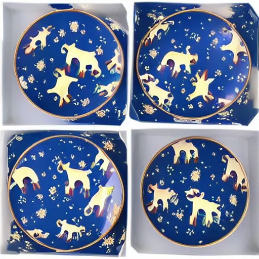 Prompt: ultra realistic porcelain elephants flying through space, floral, beautiful, colorful, cute, adorable, vibrant, nebula, universe