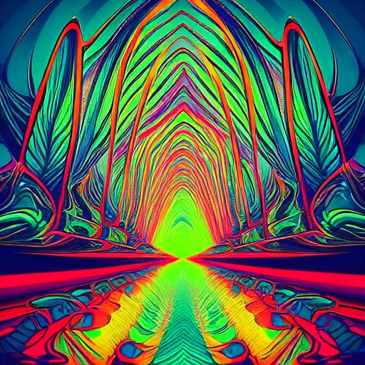 Image similar to psychedelic abstract digital artwork reminiscent of album covers from the 70's in the art style of Alena Aenami, Marcel Marcel and Metzinger