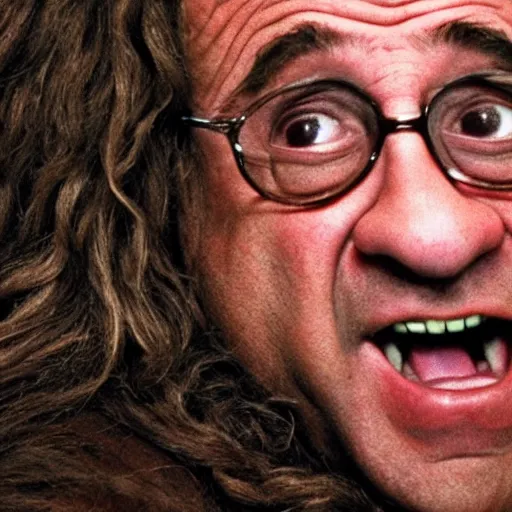 Prompt: Danny DeVito as Medusa