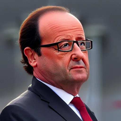 Image similar to François hollande is a super saiyan, by easo andrews