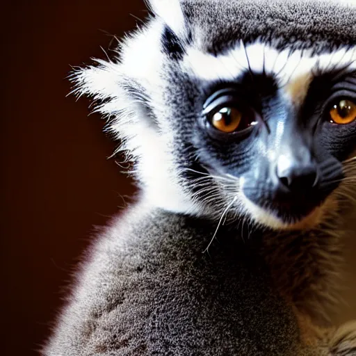 Image similar to a lemur - cat - hybrid, animal photography