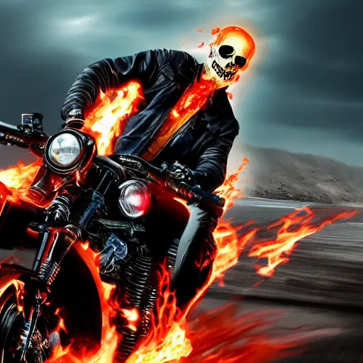 Image similar to Future ghost rider 4k