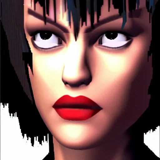 Prompt: joanna dark, perfect dark, 2 0 0 0, nintendo 6 4