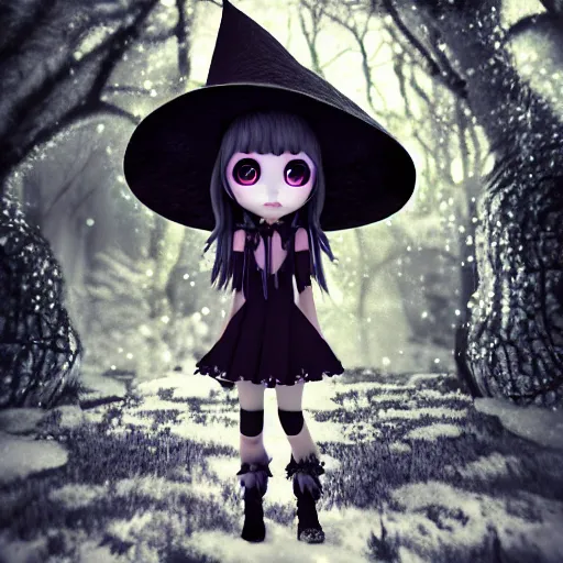 Beautiful Anime Witch Graphic · Creative Fabrica