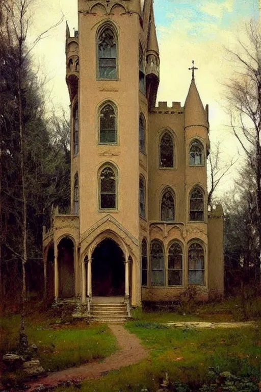 Prompt: ( ( ( ( ( ( ( ( ( ( ( gothic revival castle ) ) ) ) ) ) ) ) ) ) ) painted by solomon joseph solomon and richard schmid and jeremy lipking!!!!!!!!!!!!!!!!!!!!!!!!!!!!