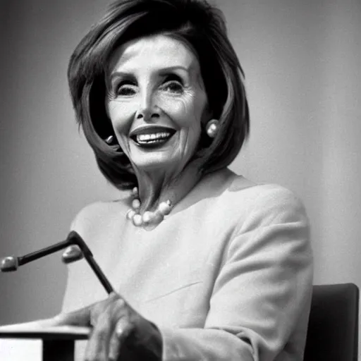 Image similar to nancy pelosi as hideous alien discovered in roswell, new mexico 1 9 5 9