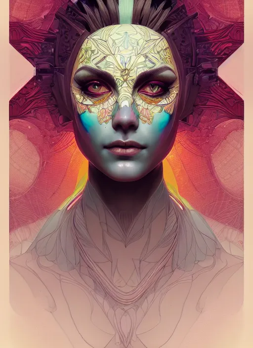 Prompt: symmetry portrait of floral borderlands 3 psycho, intricate, elegant, highly detailed, digital painting, artstation, concept art, smooth, sharp focus, illustration, art by artgerm and greg rutkowski and alphonse mucha, 8 k