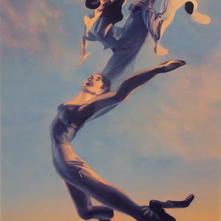 Image similar to dancer in the wind by ed emshwiller, retrofuturism, trending on artstation