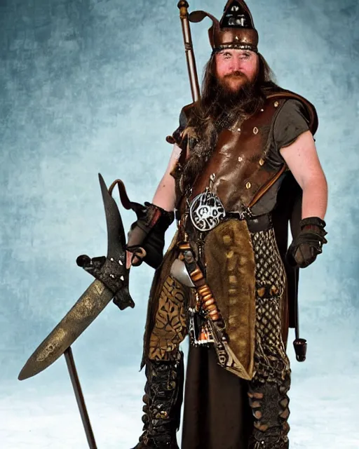 Image similar to steampunk viking warrior