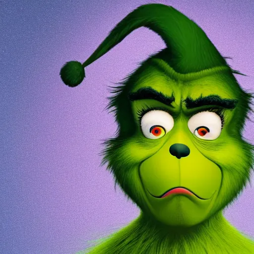 Image similar to grinch as a barack obama 4 k