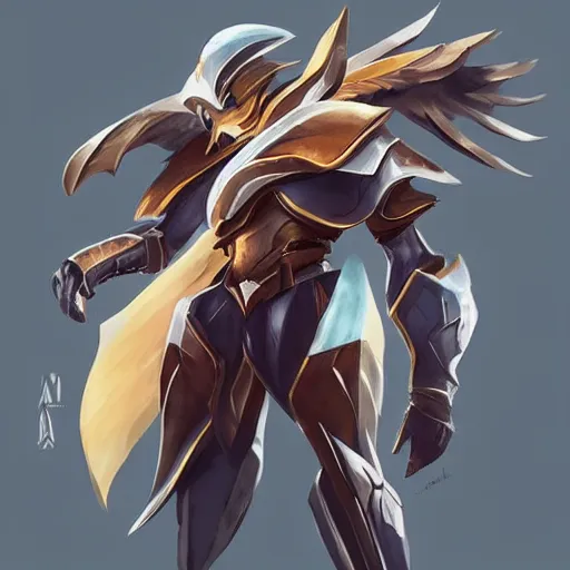 Prompt: “ azir fan art league of legends cinematic shot dynamic pose deviant art art station 4 k war frame fanart destiny 2 fanart ”