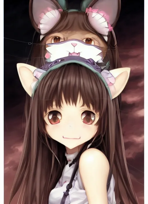 Image similar to nekopara fantastically detailed eyes cute girl portrait with fantastically detailed cat ears!!!!!!!!!!!! dressed like a cat modern anime style, made by Laica chrose, Mina Petrovic, Ross Tran, WLOP, Ruan Jia and Artgerm, Range Murata and William-Adolphe Bouguereau, Cell shading modern anime trending professional digital art unreal Engine Fantasy Illustration. award winning, Artstation, intricate details, realistic, Hyperdetailed, 8k resolution