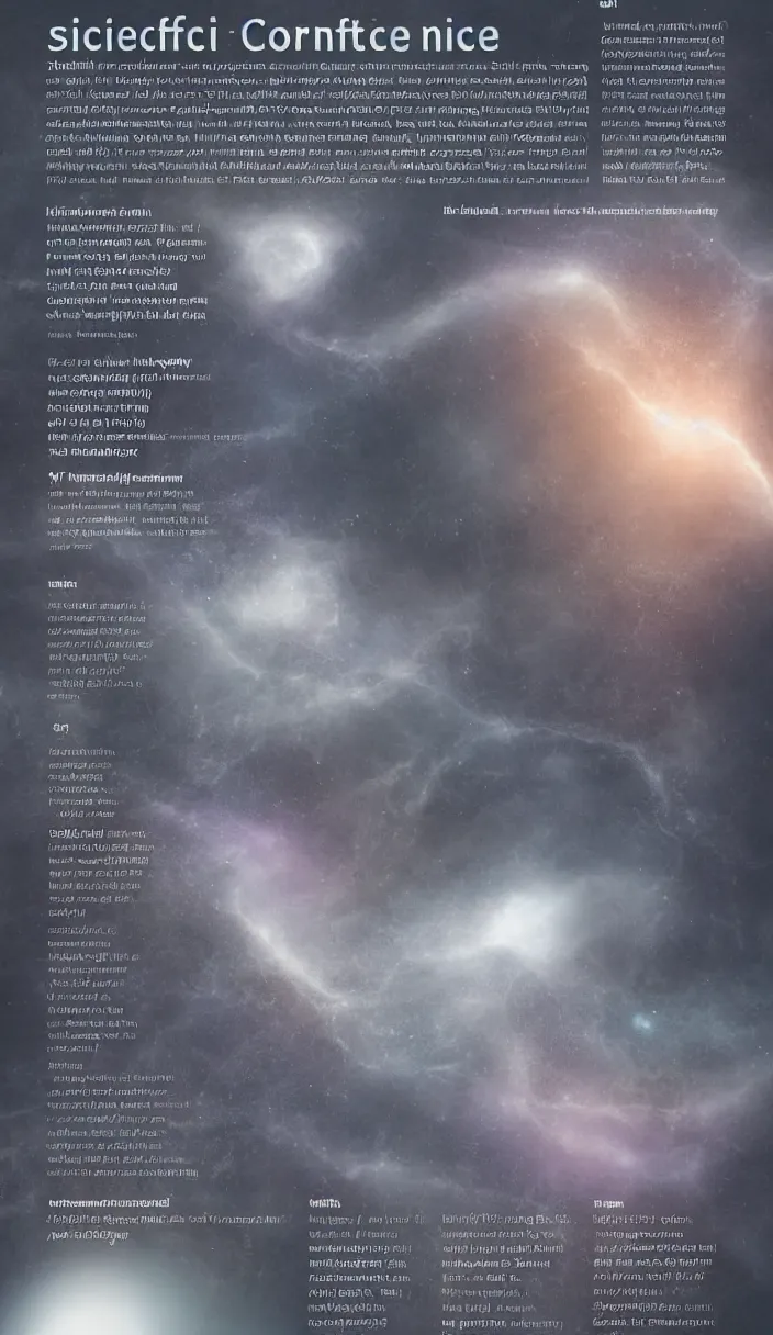 Prompt: the front page of the scientific journal, with a photograph on which scientists have succeeded in photographing consciousness. realistic photography, 8 k detail volumetric fog, raytracing, back light, raymarching, by ilm, by digital domain, by weta digital