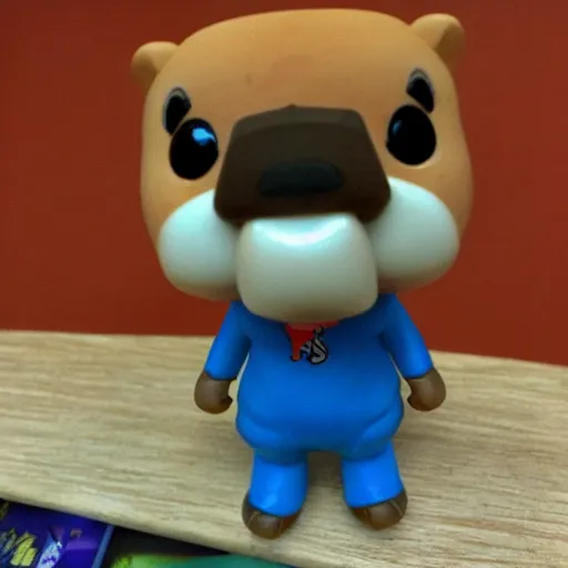 Image similar to capybara funko pop