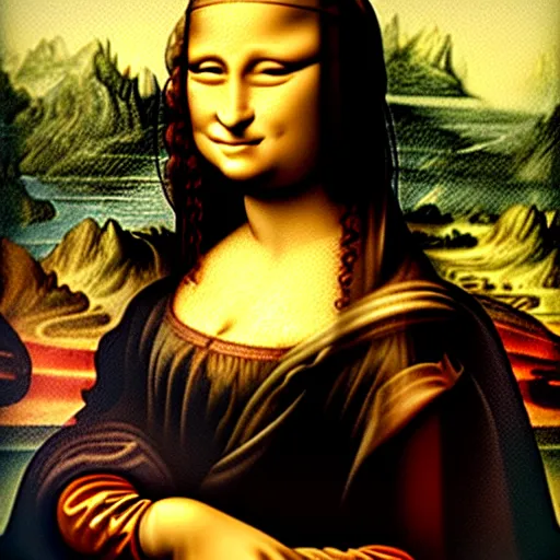 Image similar to Mona Lisa by Leonardo da Vinci