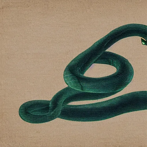 Prompt: snake by aurora'diesvitae'scaioni