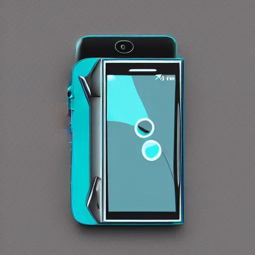 Image similar to Teal Android Phone