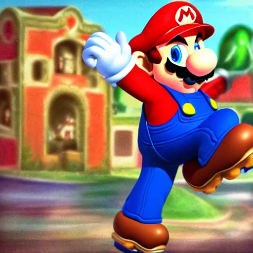 Prompt: a portrait of Mario,extremely detailed multiple unique different art styles.