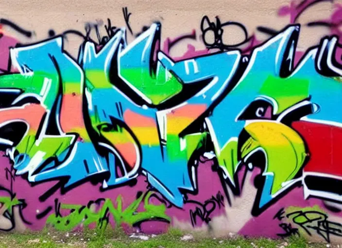 Image similar to throwup graffiti writing, wildstyle, cool, hiphop