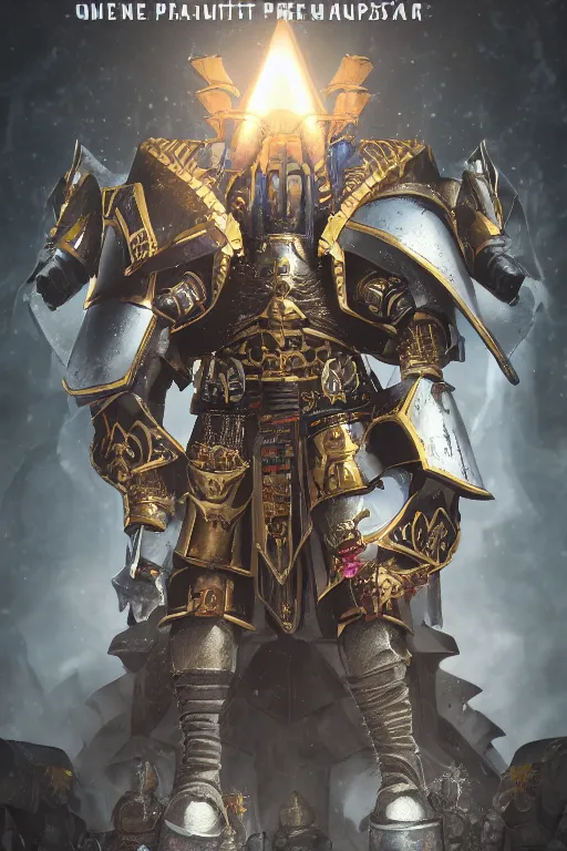 Image similar to queen portrait heros warhammer 4 0 k horus heresy fanart - the primarchs emperor by johannes helgeson animated with vfx concept artist & illustrator global illumination ray tracing hdr fanart arstation zbrush central hardmesh 8 k octane renderer comics stylized