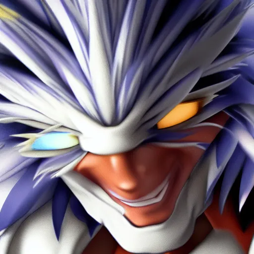 Image similar to Happy Tobirama, 4k, hyperrealistic, extreme details