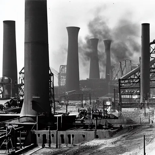 Image similar to sloss furnaces, 1 9 5 0 s,