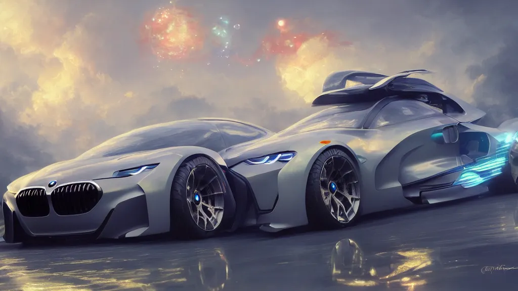 BMW's Hybrid-Electric Concept Car Reveal Was the Toast of Art Basel