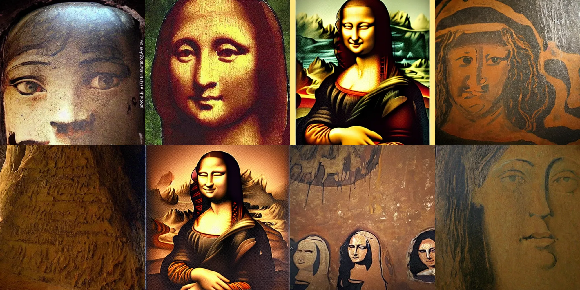 Prompt: cave-painting!!!!!!!!!!!!!!!!!!!!!!!!!!!!!!!!!!!!!!!!!! of ((((((((((((((((mona lisa))))))))))))))))