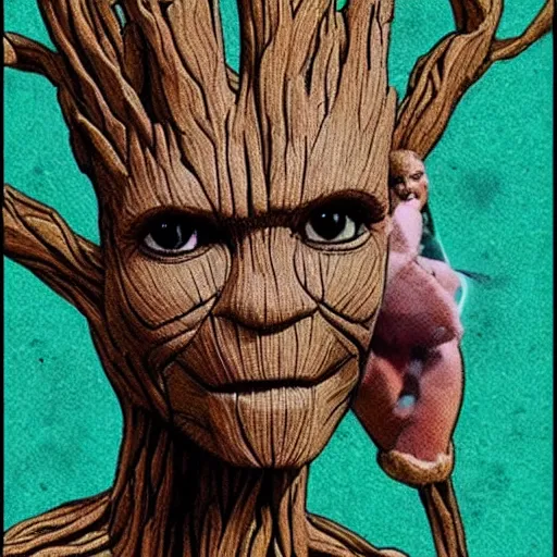 Image similar to female groot