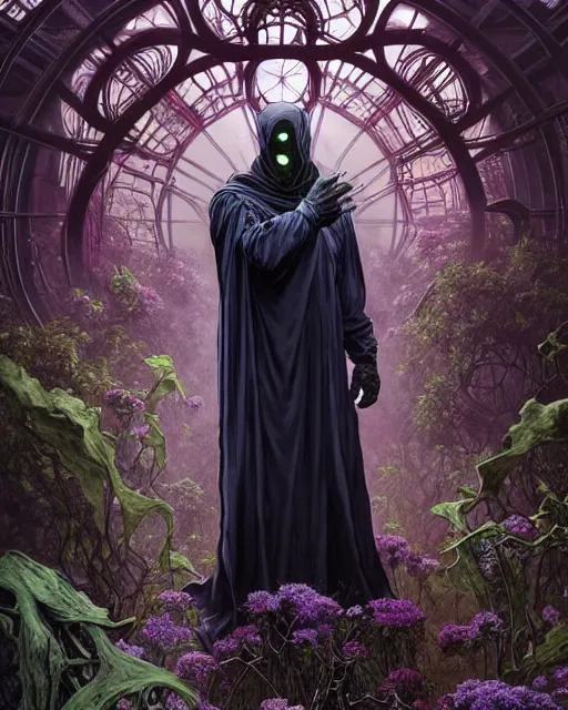 Image similar to the platonic ideal of flowers and roots of cletus kasady ultimate carnage thanos dementor doctor doom chtulu nazgul, detailed, intricate, hyperrealism, intense, scary, decay, dmt, art by brock hofer and artgerm and greg rutkowski and alphonse mucha