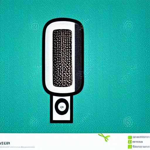 Image similar to iconic vector logo illustration of a microphone line art, bold