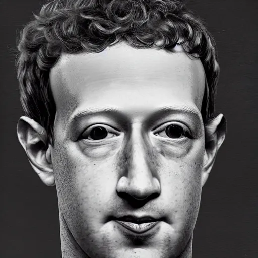 Image similar to horror portrait of mark zuckerberg inside a nightmare, terrifying, high detail, hyperreal