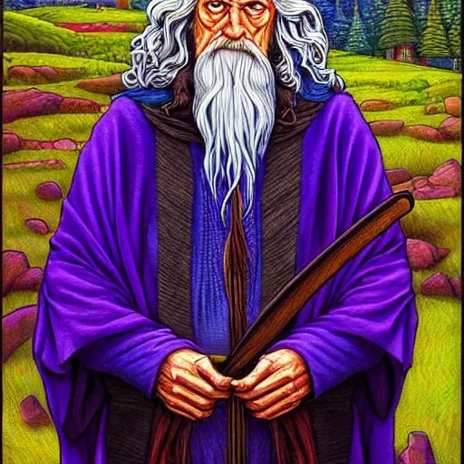 Prompt: gandalf by jeffrey smith erin hanson chad knight