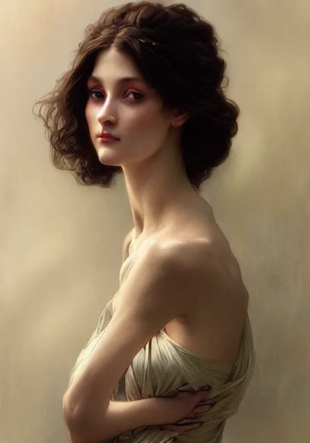 Prompt: violet myers, intricate, elegant, highly detailed, digital painting, artstation, concept art, smooth, sharp focus, illustration, art by artgerm and greg rutkowski and alphonse mucha and william - adolphe bouguereau