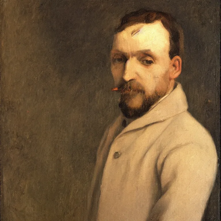 Prompt: Portrait of Vincent-Simon Boisvert-Marsolais