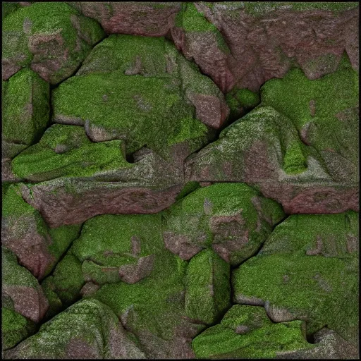 Image similar to 8 k cliffside texture, pbr, seamless, material, slightly mossy