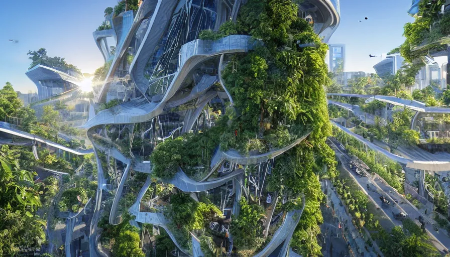 The Solarpunk City: Vertical, Horizontal or Something Else? : r/solarpunk