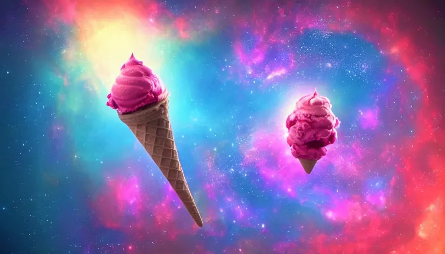 Image similar to stunning render of a cosmic - flavored