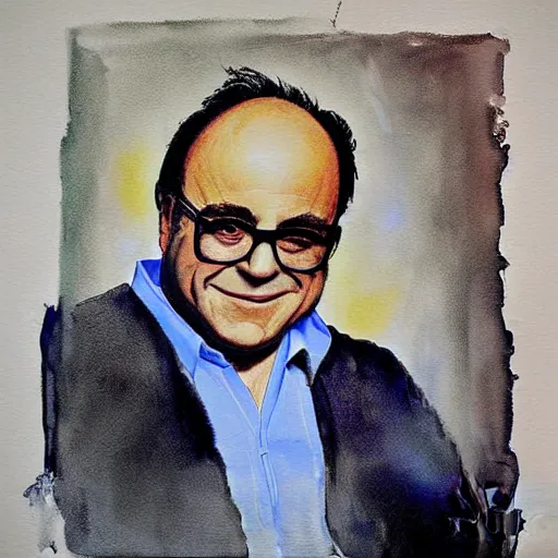 Image similar to Danny Devito painting by Thomas-Montacellinio