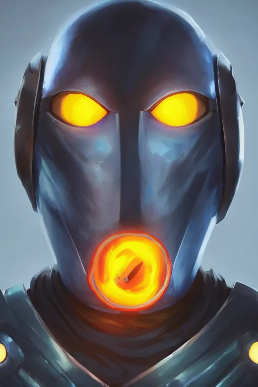 Image similar to epic mask helmet robot ninja portrait stylized as fornite style game design fanart by concept artist gervasio canda, behance hd by jesper ejsing, by rhads, makoto shinkai and lois van baarle, ilya kuvshinov, rossdraws global illumination radiating a glowing aura global illumination ray tracing hdr render in unreal engine 5