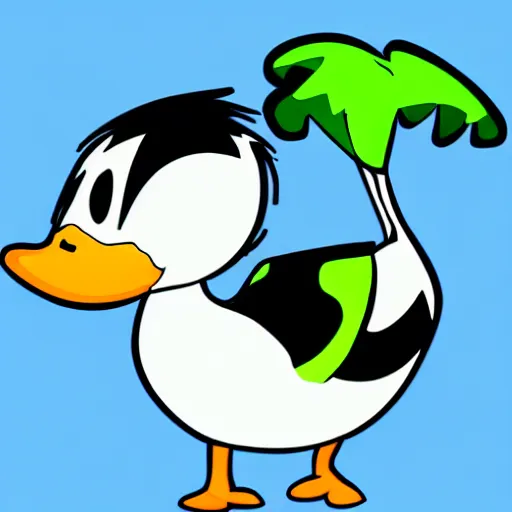 Prompt: toon cartoon style of little duck yet with realism