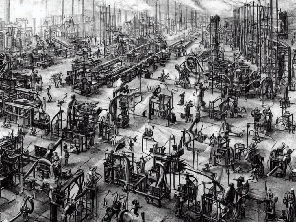 Image similar to industrial revolution people