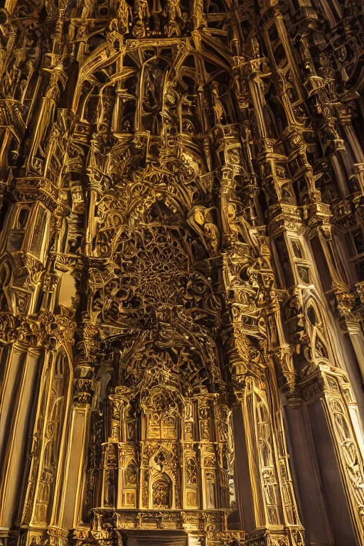 Image similar to photo inside a cathedral, ornate highly detailed intricate