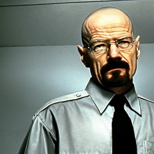 Image similar to A still of Walter White in Lost tv show