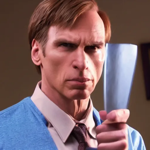 Image similar to Live Action Still of Jerma in Better Call Saul, real life, hyperrealistic, ultra realistic, realistic, highly detailed, epic, HD quality, 8k resolution, body and headshot, film still