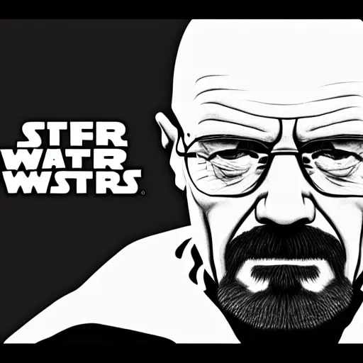 Image similar to Walter White as a sith lord, 4k digital art