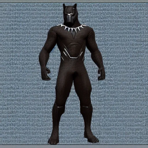 Black Panther Minecraft texture skin | Stable Diffusion | OpenArt