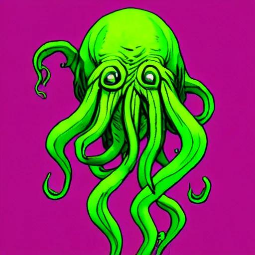 Prompt: cthulhu by todd mcfarlaine - n 9 - g